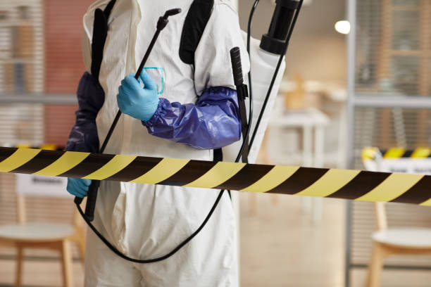 Professional Biohazard technician working in King, WI